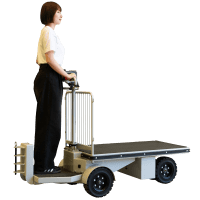 【新品】エネライド 500F　牽引金具付き　D1709×W690×H1237　乗れる電動台車　GJ-1007-2