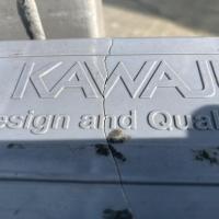 【販売終了】【中古】6輪台車　W1278×D425×H1594　ネスティングタイプ