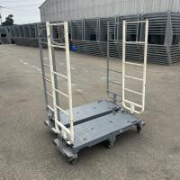 【販売終了】【中古】6輪台車　W1278×D425×H1594　ネスティングタイプ