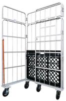 【新品】カゴ台車　嵩上げコンビテナー　LRC80-PI(KA)　W1100×D800×H2000