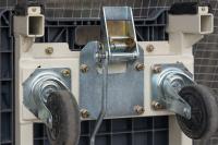 【販売終了】【中古】長物（長尺）用6輪台車　W1260×D425×H1155　抜き差しタイプ【レンタル使用品】