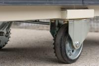 【販売終了】【中古】長物（長尺）用6輪台車　W1260×D425×H1155　抜き差しタイプ【レンタル使用品】