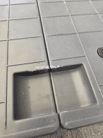 【お買い得品】【中古】長物・長尺6輪台車　アイボリー　W1260×D425×H1155　抜き差しタイプ【数量限定】