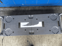 【販売終了】【中古】6輪台車　W1272×D420×H1506　差し込みタイプ