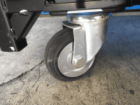 【販売終了】【中古】6輪台車　W1272×D420×H1506　差し込みタイプ