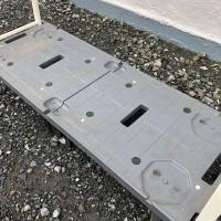 【販売終了】【中古】6輪台車　W1270×D420×H1510　抜差しタイプ