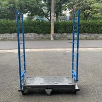 【販売終了】【中古】6輪台車　W1285×D425×H1720　ネスティングタイプ