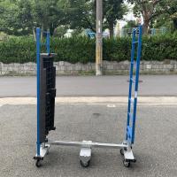 【販売終了】【中古】6輪台車　W1285×D425×H1720　ネスティングタイプ