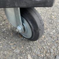 【販売終了】【中古】6輪台車　W1285×D425×H1720　ネスティングタイプ