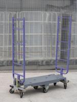 【販売終了】【中古】6輪台車　W1282×D425×H1585　カワジュン製　ネスティングタイプ【限定1台！】