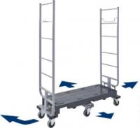 【新品】6輪台車　スーパースライドカート　W1270×D425×H1600