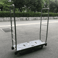 【販売終了】【中古】6輪台車　W1240×D420×H1500　差し込みタイプ