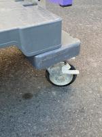 【販売終了】【GJサンクスセール品】【中古】4輪台車　パープル　W1030×D480×H1650