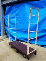 【販売終了】【中古】6輪台車　W1290×D425×H1520　NISSIN製　抜き差しタイプ