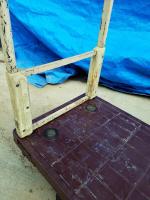 【販売終了】【中古】6輪台車　W1290×D425×H1520　NISSIN製　抜き差しタイプ