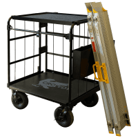 【新品】クロウディBセット（台車＋中間棚＋ボックス＋スロープ） W850×D650×H1100