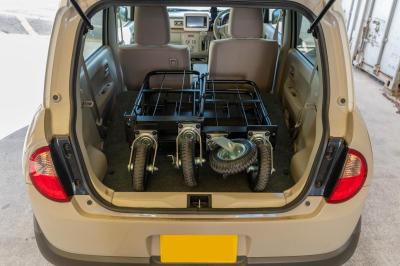 軽自動車にも積み込み可能