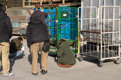 各メーカーのカゴ台車の勉強会
