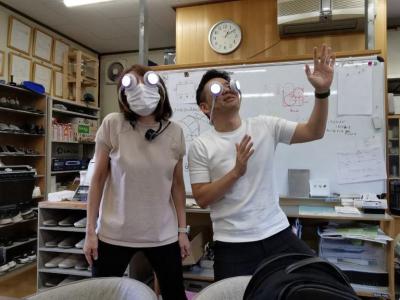 社長(右)とYコリン(左)