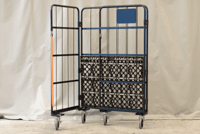 レンタル品　W1100mmカゴ台車