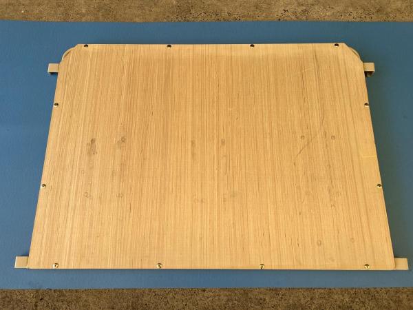 合板製中古中間棚