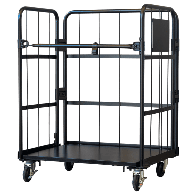 天使のカゴ台車Light　ブラック