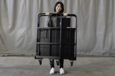 天使のカゴ台車Light　ブラック