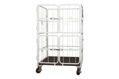 マンションのゴミ置き場の悩みを全て解決してくれる「上下観音扉付き俺のカゴ台車」1