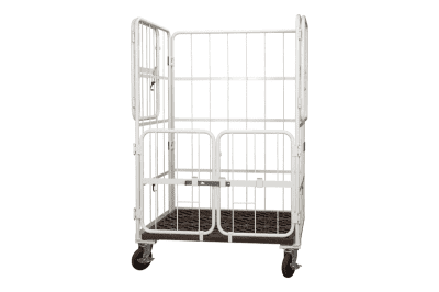 マンションのゴミ置き場の悩みを全て解決してくれる「上下観音扉付き俺のカゴ台車」2