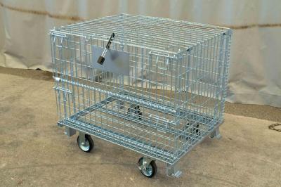 キャスター付きセキュリティメッシュパレット