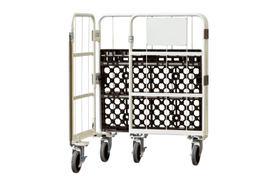 荷物用エレベーターに最適な天使のカゴ台車！2