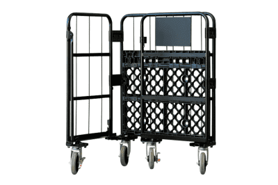 天使のカゴ台車ブラック