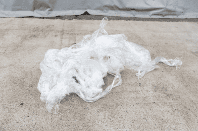 大量のプラスチックゴミ