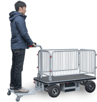 【販売終了】【新品】エネライドカーゴ　D1450×W630×H1080　乗れる電動台車　GJ-105