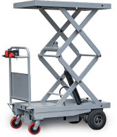 【販売終了】【新品】エネリフター　D1340×W600×H1100　昇降式電動台車　GJ-116