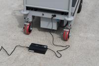 【販売終了】【新品】エネリフター　D1340×W600×H1100　昇降式電動台車　GJ-116