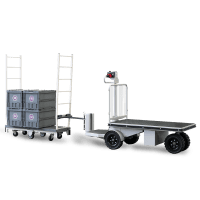 【新品】エネライド 500F　牽引金具付き　D1709×W690×H1237　乗れる電動台車　GJ-1007-2