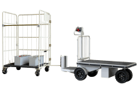 【新品】エネライド 500F　牽引金具付き　D1709×W690×H1237　乗れる電動台車　GJ-1007-2