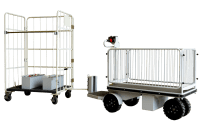 【新品】エネライド 500F　3面柵・牽引金具付き　D1709×W690×H1237　乗れる電動台車　GJ-1007-3