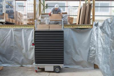 高い位置から荷下ろし可能