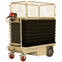 【新品】エネリフター　D1319×W617×H1140　昇降式電動台車　GJ-1014