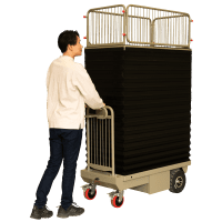 【新品】エネリフター　D1319×W617×H1140　昇降式電動台車　GJ-1014