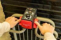 【新品】エネリフター　D1319×W617×H1140　昇降式電動台車　GJ-1014