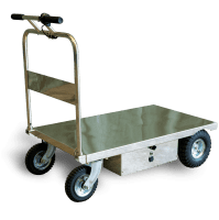 【新品】TEOSAZ（テオサズ） 300SUS　D1070×W600×H947　電動手押し台車