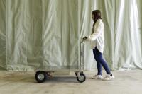 【新品】TEOSAZ（テオサズ） 300SUS　D1070×W600×H947　電動手押し台車