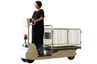 【新品】エネライド 500R　3面柵付き　D2090×W700×H1285　 乗れる電動台車　GJ-1018