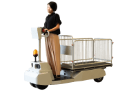 【新品】エネライド 500R　3面柵付き　D2090×W700×H1285　 乗れる電動台車　GJ-1019