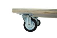 【新品】木製平台車「eb-02」W600×D750×H158