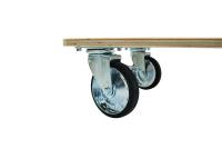 【新品】木製平台車「eb-04」W750×D1200×H278