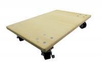 【販売終了】【新品】木製平台車「eb-11」W600×D900×H171